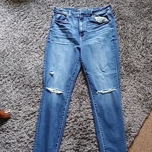American Eagle distressed skinny jeans size 16